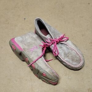 Womens Twisted Xl Shoes Breast Cancer Awareness